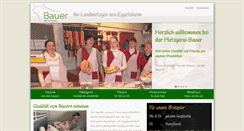 Desktop Screenshot of metzgerei-bauer.net