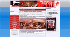 Desktop Screenshot of metzgerei-bauer.de