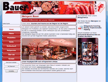 Tablet Screenshot of metzgerei-bauer.de
